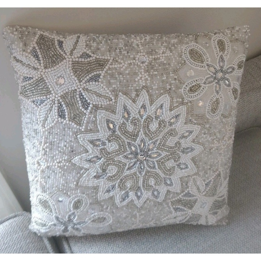 pier one imports Beaded pillow - Picture 2 of 13